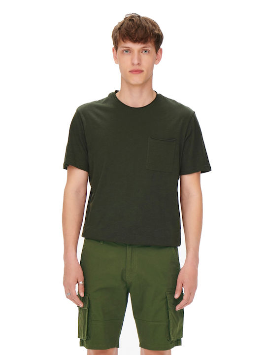 Only & Sons Men's Shorts Cargo Khaki