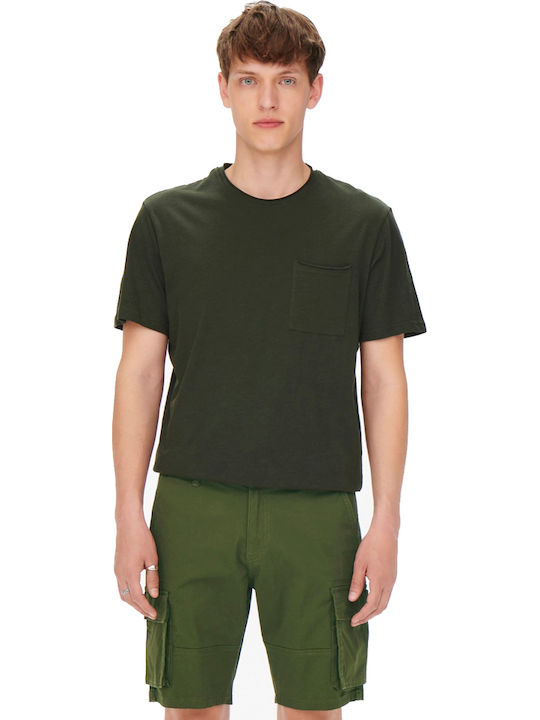 Only & Sons Ανδρική Βερμούδα Cargo Χακί