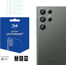 3MK Lens Protection Προστασία Κάμερας Tempered Glass Διάφανο για το Galaxy S23 Ultra
