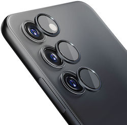 3MK Lens Protection Pro Protecție Cameră Sticlă călită Black pentru Galaxy S23