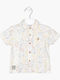 Kids Shirt Short Sleeve Linen White