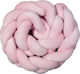 Das Home Crib Bumpers Braided Inside Pink 25x200cm