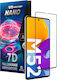 Crong 7D Nano Flexible 0.3mm Full Face Tempered Glass Μαύρο (Galaxy M52)