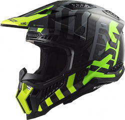 LS2 MX703 X-Force Motocross Helmet DOT / ECE 22.06 1200gr H-V Yellow Green 467032154