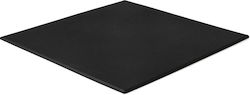 Viking Rubber Gym Exercise Equipment Floor Mat Black 100x100x1.5cm