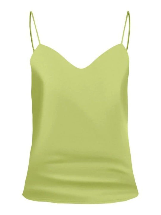 Only Women's Blouse Satin with Straps & V Neckl...