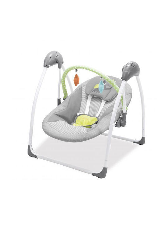 Asalvo Electric Baby Relax Swing Elephant with Music Gray for Child up to 9kg