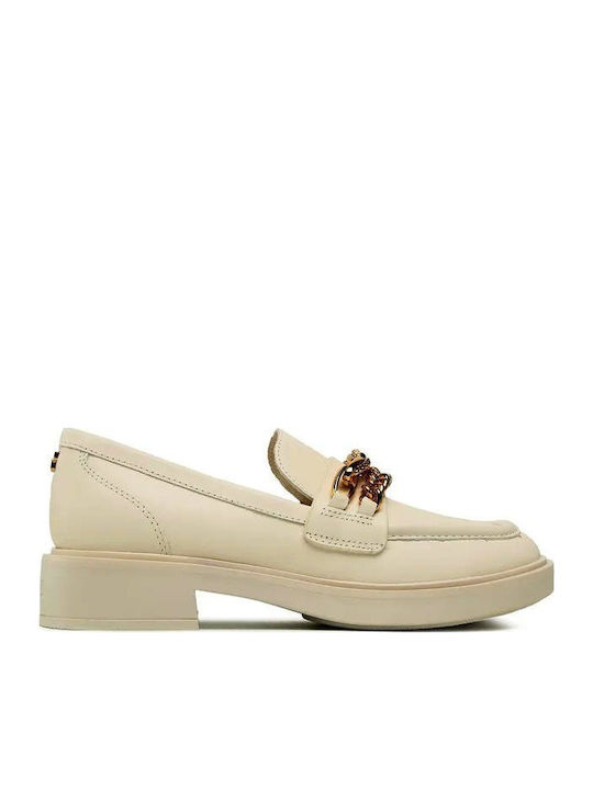 Kabele Γυναικεία Loafers σε Μπεζ Χρώμα