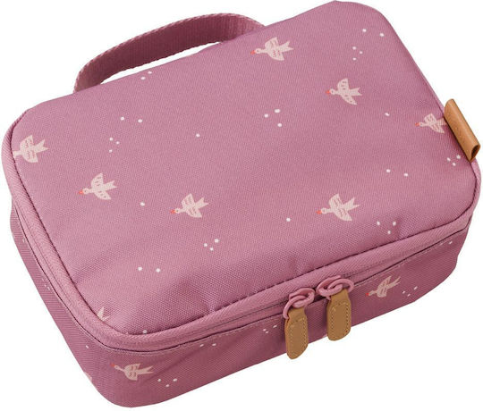Fresk Swallow School Insulated Hand Lunch Bag Pink