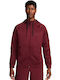 Dri-Fit Sweatshirt mit Kapuze Burgundisch