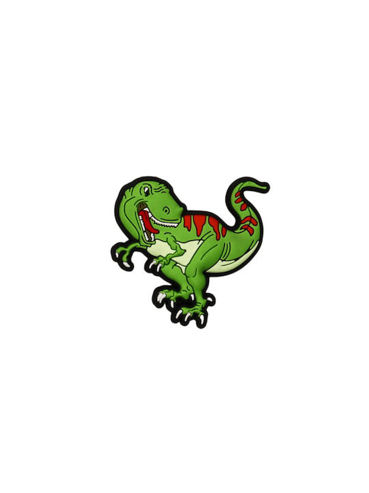 Αξεσουάρ για Διακόσμηση Παπουτσιών Crocs σχέδιο Δεινόσαυρος T-Rex Πράσινος