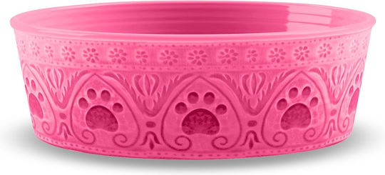 Tarhong Medallion Pink Πλαστικό Μπολ Φαγητού & Νερού για Σκύλο & Γάτα 473ml