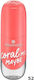 Essence Coral Me Maybe Glossy Βερνίκι Νυχιών Μακράς Διαρκείας Κοραλί 52 8ml