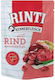 Rinti Kennerfleisch Pouch Wet Food Dogs in Pouches Diet with Calf Gluten-Free 400gr