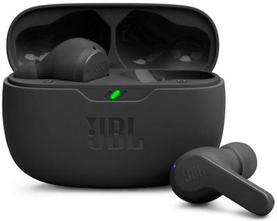 JBL Wave Beam In-ear Bluetooth Handsfree Căști cu husă de încărcare Negră