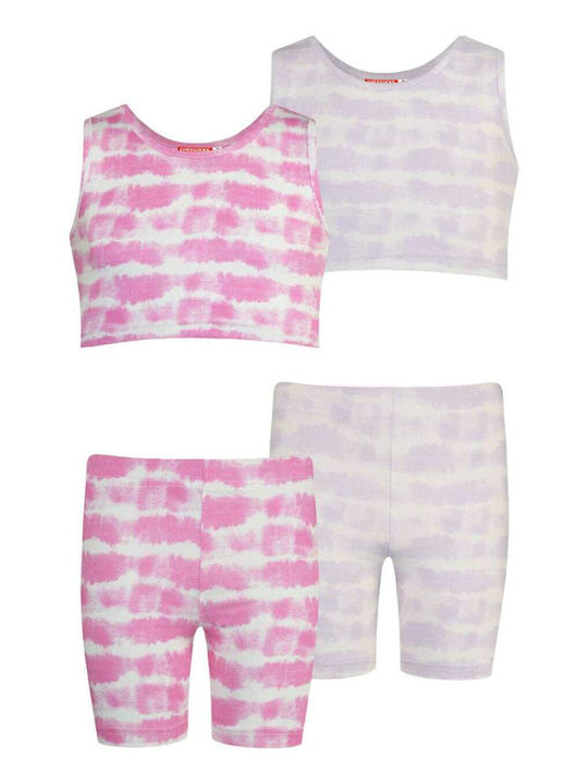 Energiers Kinder Set mit Shorts Sommer 4Stück Mehrfarbig 16-223297-0-105