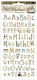 Stamperia Klimt Alphabet Scrapbooking 30x15cm DFLCB49