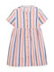 Children's Dress Short Sleeve Striped Multicolour