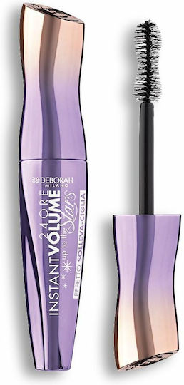 Deborah Milano 24Ore Instant Volume Up To The Stars Mascara für Band Schwarz 12ml