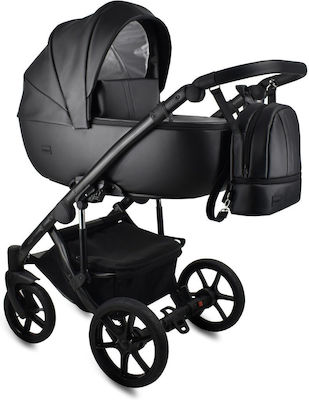 Bexa Air 2 In 1 Verstellbar 2 in 1 Baby Kinderwagen Geeignet für Neugeborene Air Eco Black 9kg