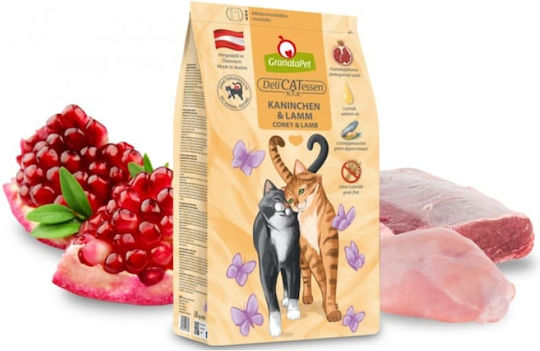 Granata Pet Foods Delicatessen Trockenfutter ohne Getreide für erwachsene Katzen mit Lamm / Kaninchen / Granatapfel 0.3kg