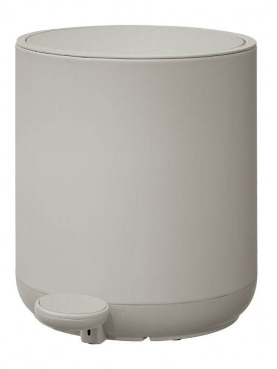 Marva Scandi Metallic Bathroom Basket Soft Close 5lt Gray