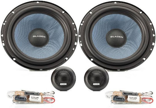 Gladen Alpha 165 Σετ Ηχεία Αυτοκινήτου με 75W RMS (2 Δρόμων)