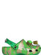 Crocs Παιδικά Ανατομικά Σαμπό Θαλάσσης Elevated Minecraft Classic Πράσινα