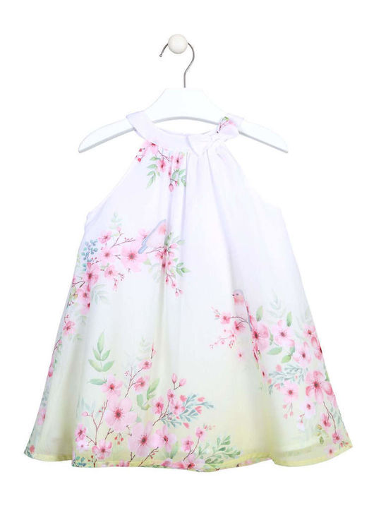 Kinderkleid Ärmellos Weiß