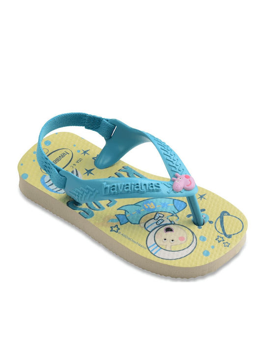Havaianas Kids' Flip Flops Peppa Pig Beige