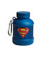 SmartShake Whey2Go SmartShake Plastic Protein Shaker 110ml Blue Supergirl