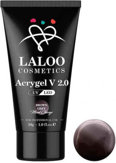 Laloo Cosmetics Acrygel Νυχιών Mood Change Brown-Grey 30gr