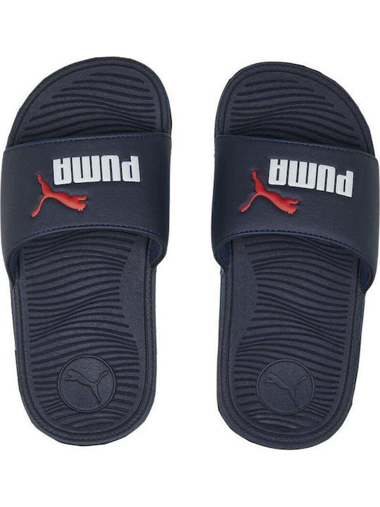 PUMA Παιδικές Σαγιονάρες Slides Μπλε Cool Cat 2.0