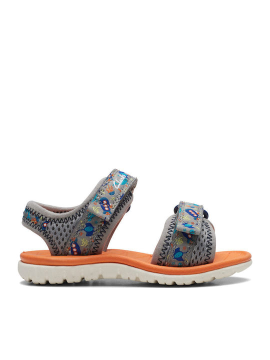 Clarks Детски Сандали Surfing Tide T Сив