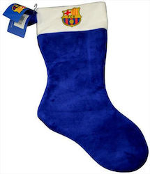 XMASfest Weihnachtliche Dekorative Socke Barcelona Blau