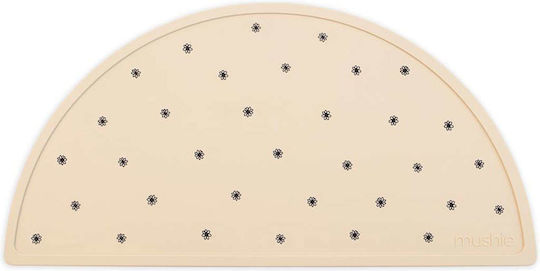 Mushie Silicone Baby Placemat Beige