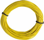 Insulated Copper Wire, 10m, 1 x 0.14 mm, Yellow