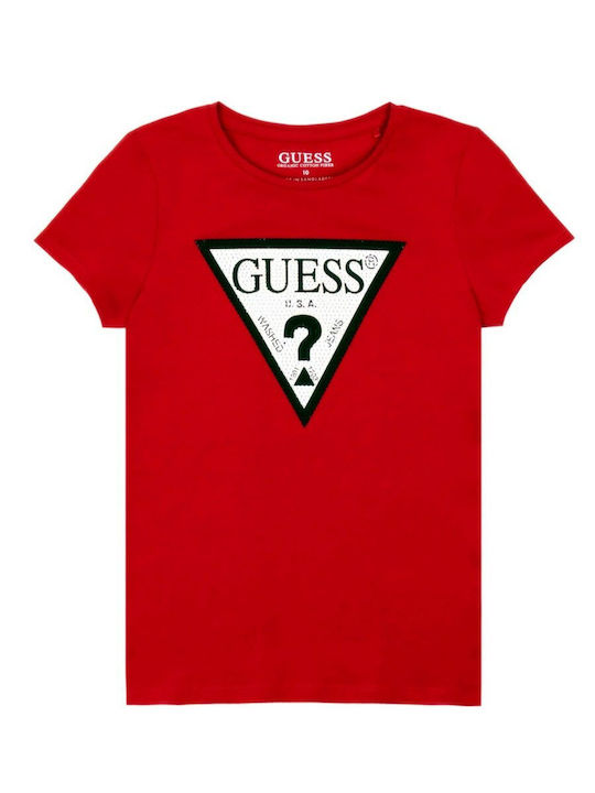 Guess Παιδικό T-shirt Κόκκινο