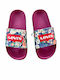Kids' Slides Purple Floral