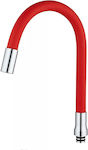 Viospiral Replacement Kitchen Faucet Pipe Red
