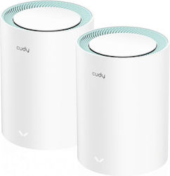 Cudy M1300 v2 Mesh Wi‑Fi Διπλό Kit Cudy M1300 v2 Mesh Wi‑Fi Διπλό Kit
