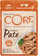 Wellness Core Pate Wet Food for Adult Cats in Pouches with Turkey and Chicken Grain-Free 85gr