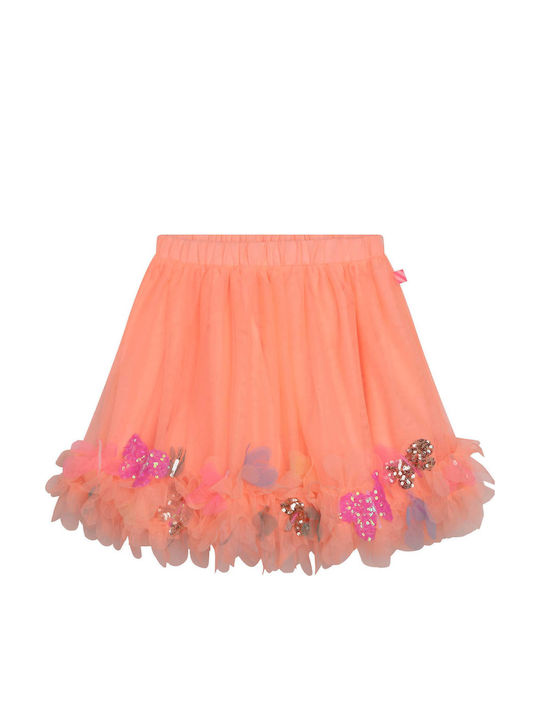 Kinder Tutu Rock aus Tüll Orange