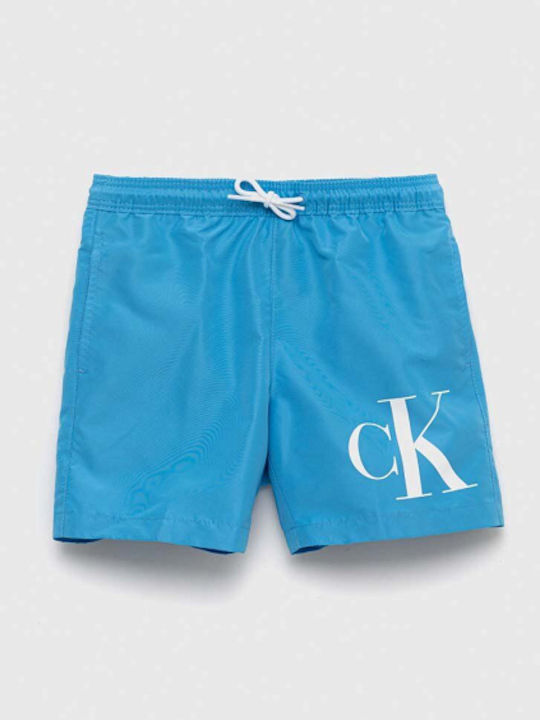 Calvin Klein Kids Swimwear Swim Shorts Light Blue
