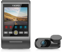 Viofo 1440P Windshield Car DVR Set with Rear Camera, 2.4" Display WiFi, GPS with Adhesive Tape