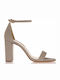 Fabric Sandals Gold