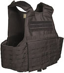 Mil-Tec Plate Carrier Laser cut Φορέας Γιλέκο μαύρο - One Size