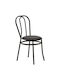 Vienna I Cafe Metallic Chair Black 40x47x85cm