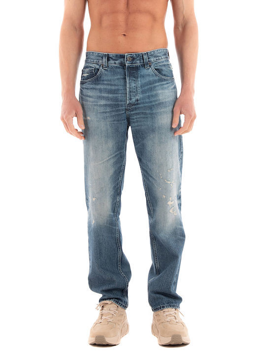 Hugo Boss Ανδρικό Παντελόνι Τζιν σε Relaxed Εφαρμογή Dark Aged Denim