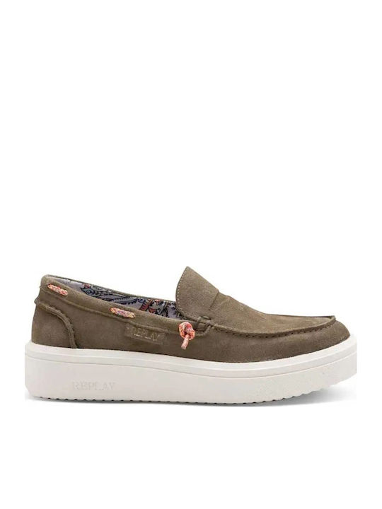 Men's Moccasins Khaki